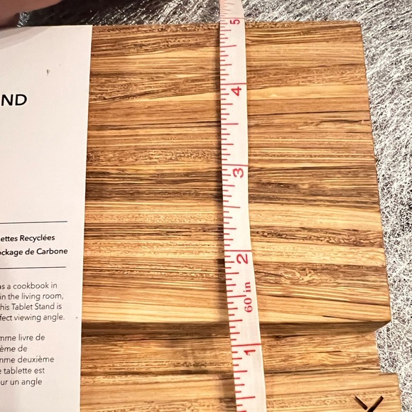 Tablet or phone stand handcrafted from recycled chopsticks NWT - Picture 5 of 9